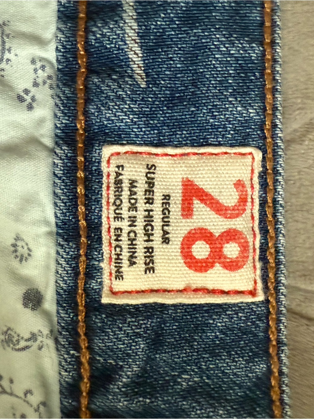 Size 28 Denim skirt